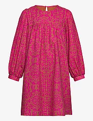 Soft Gallery - SGMULAN PAPERCUT L_S DRESS - sukienki codzienne z długim rękawem - baked clay - 0
