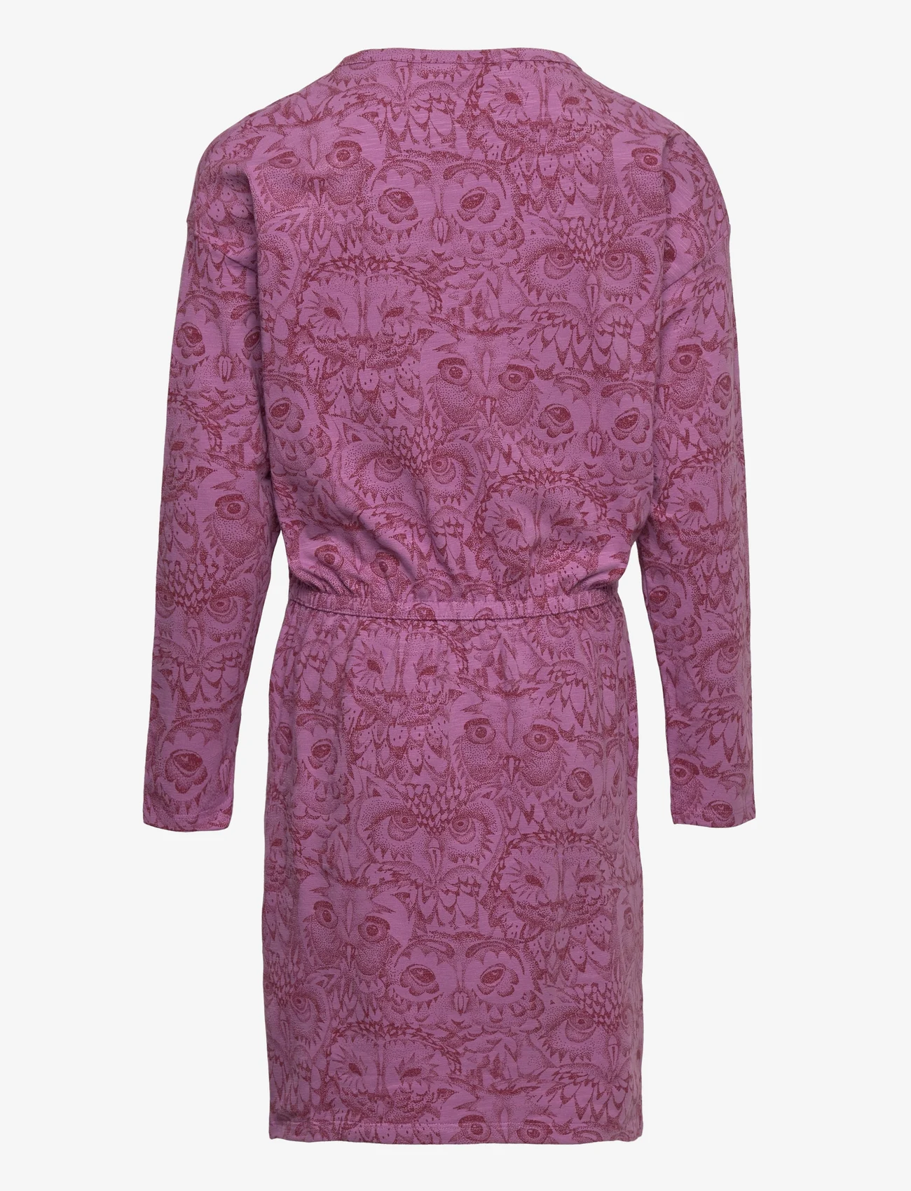 Soft Gallery - SGVIGDIS OWL L_S DRESS - long-sleeved casual dresses - mulberry - 1