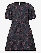 SGMAISIE NIGHTFLOWER L_S DRESS - DRESS BLUES