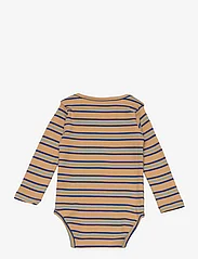 Soft Gallery - SGBBOB YD STRIPE CURRY L_S BODY HL - long-sleeved bodies - curry - 1