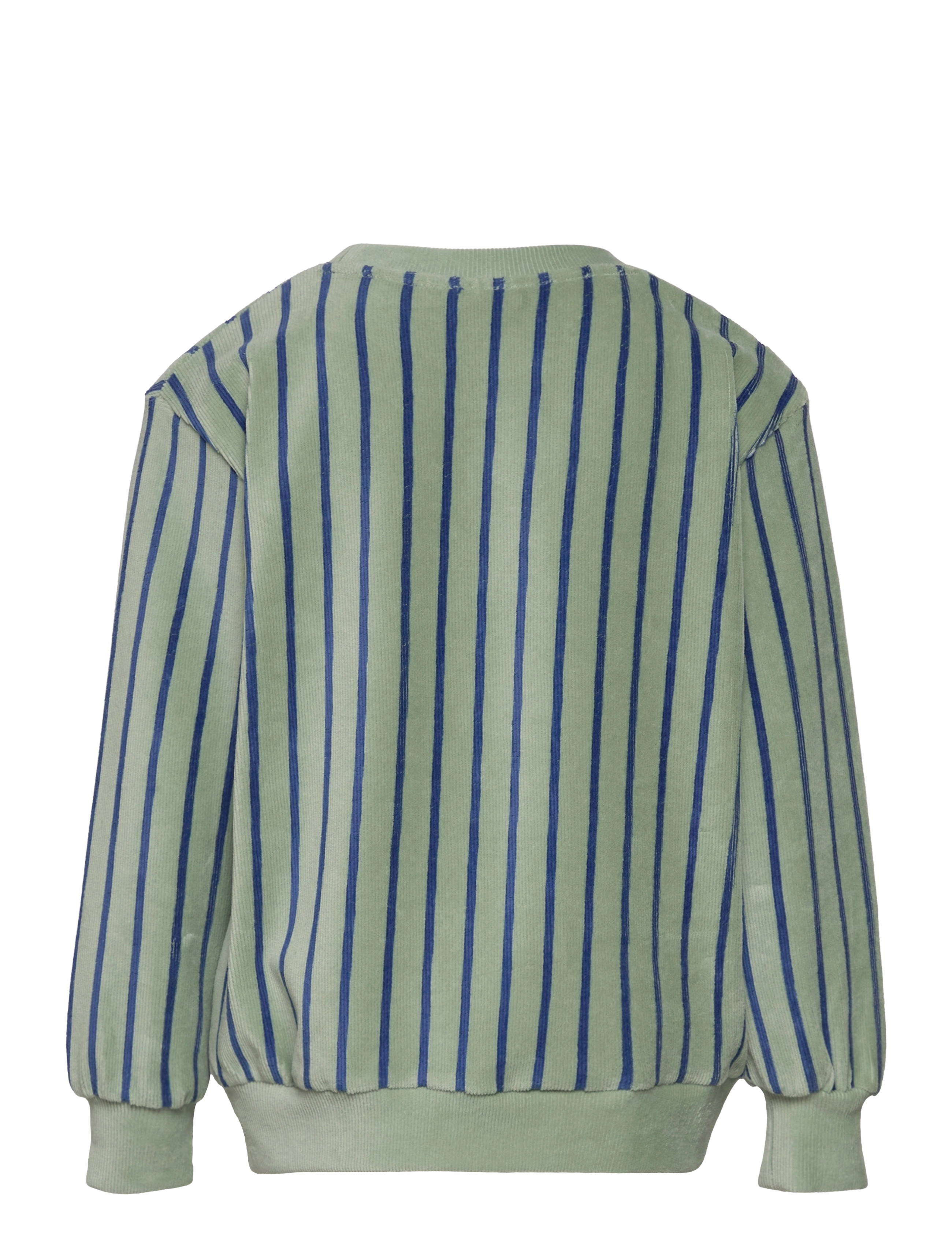 Soft Gallery - SGKONRAD VELVET STRIPE L_S SWEATSHIRT - iceberg green - 1
