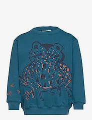 Soft Gallery - SGKONRAD TOADS SWEATSHIRT - sweatshirts - moroccan blue - 0