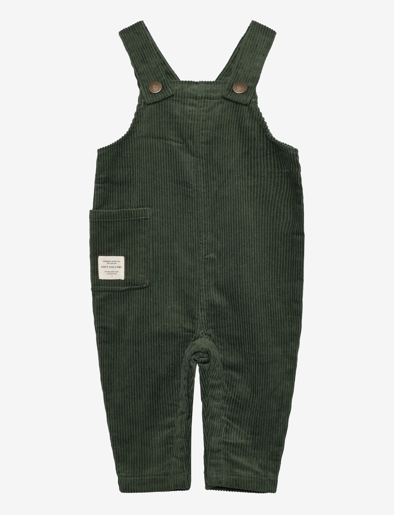 Soft Gallery - SGBMIKEY CORDUROY DUNGAREES - dark forest - 0