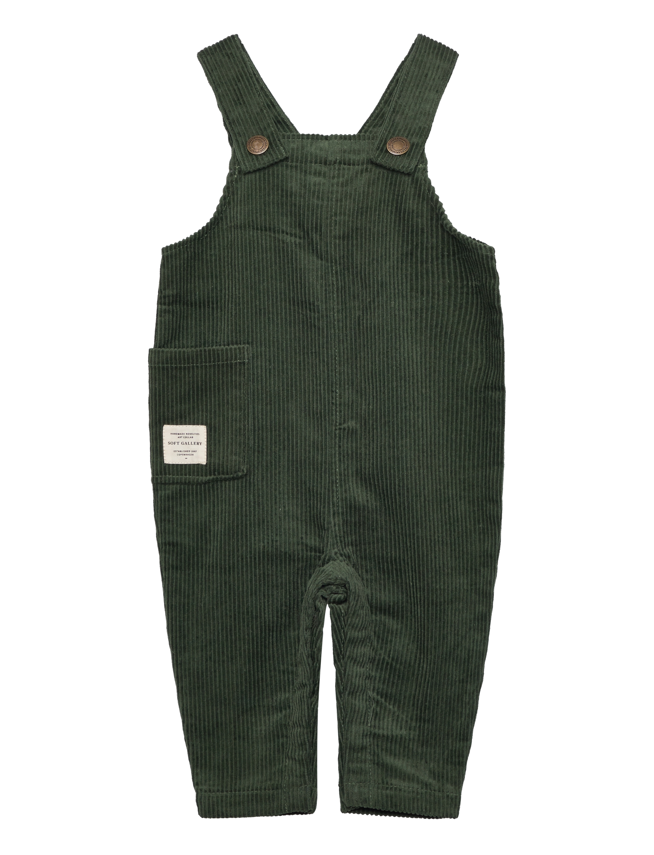SGBMIKEY CORDUROY DUNGAREES - DARK FOREST