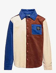 Soft Gallery - SGKILLIAN CORDUROY BLOCK SHIRT - long-sleeved shirts - baked clay - 0
