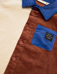Soft Gallery - SGKILLIAN CORDUROY BLOCK SHIRT - långärmade skjortor - baked clay - 2