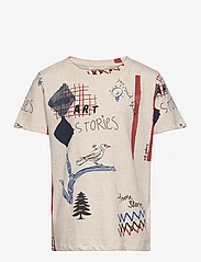 Soft Gallery - SGBASS STORIES S_S TEE - kortærmede t-shirts - egret - 0