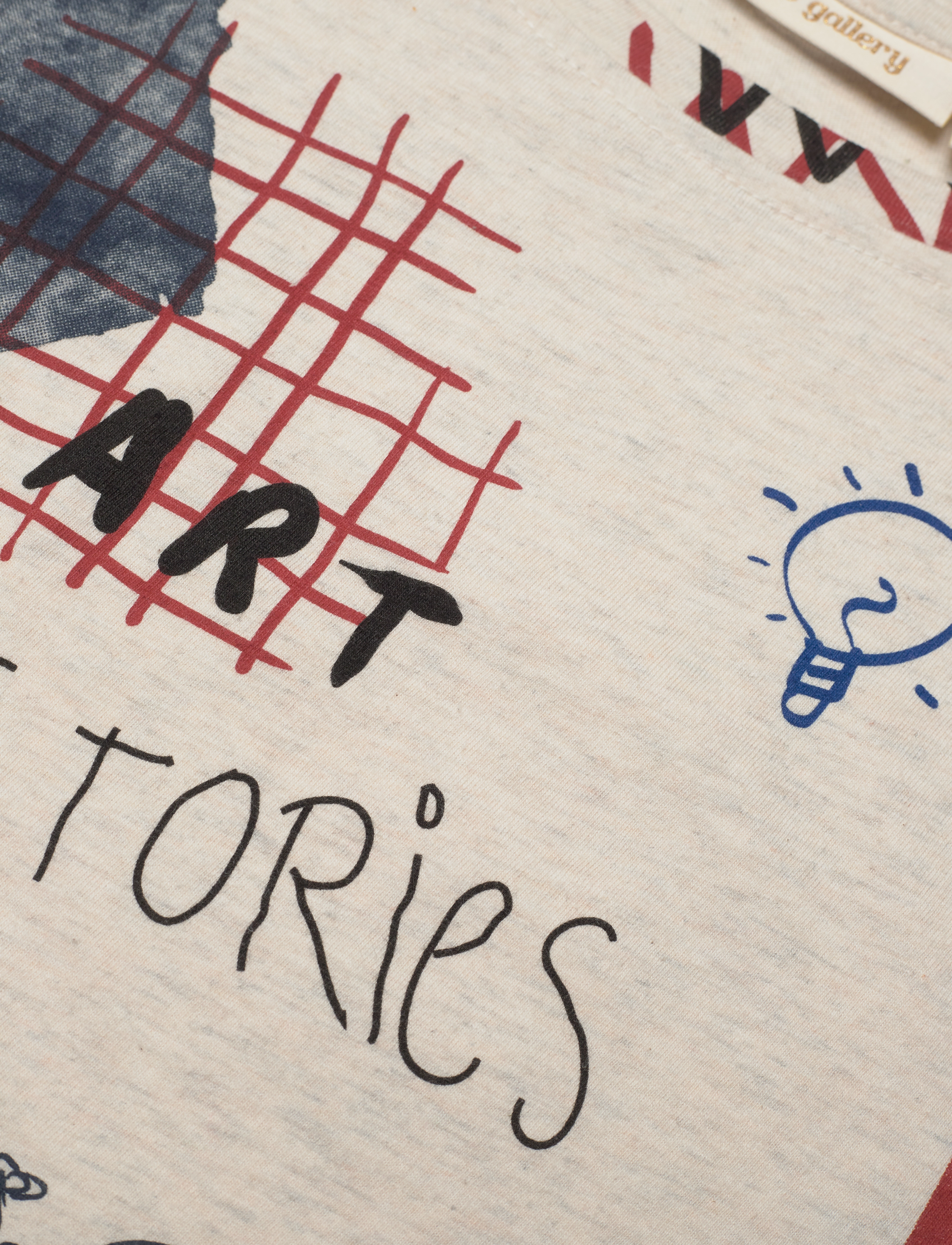Soft Gallery - SGBASS STORIES S_S TEE - egret - 2