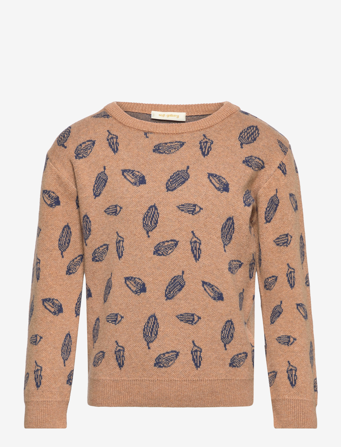 Soft Gallery - SGMARCEL ACORN KNIT PULLOVER - curry - 0