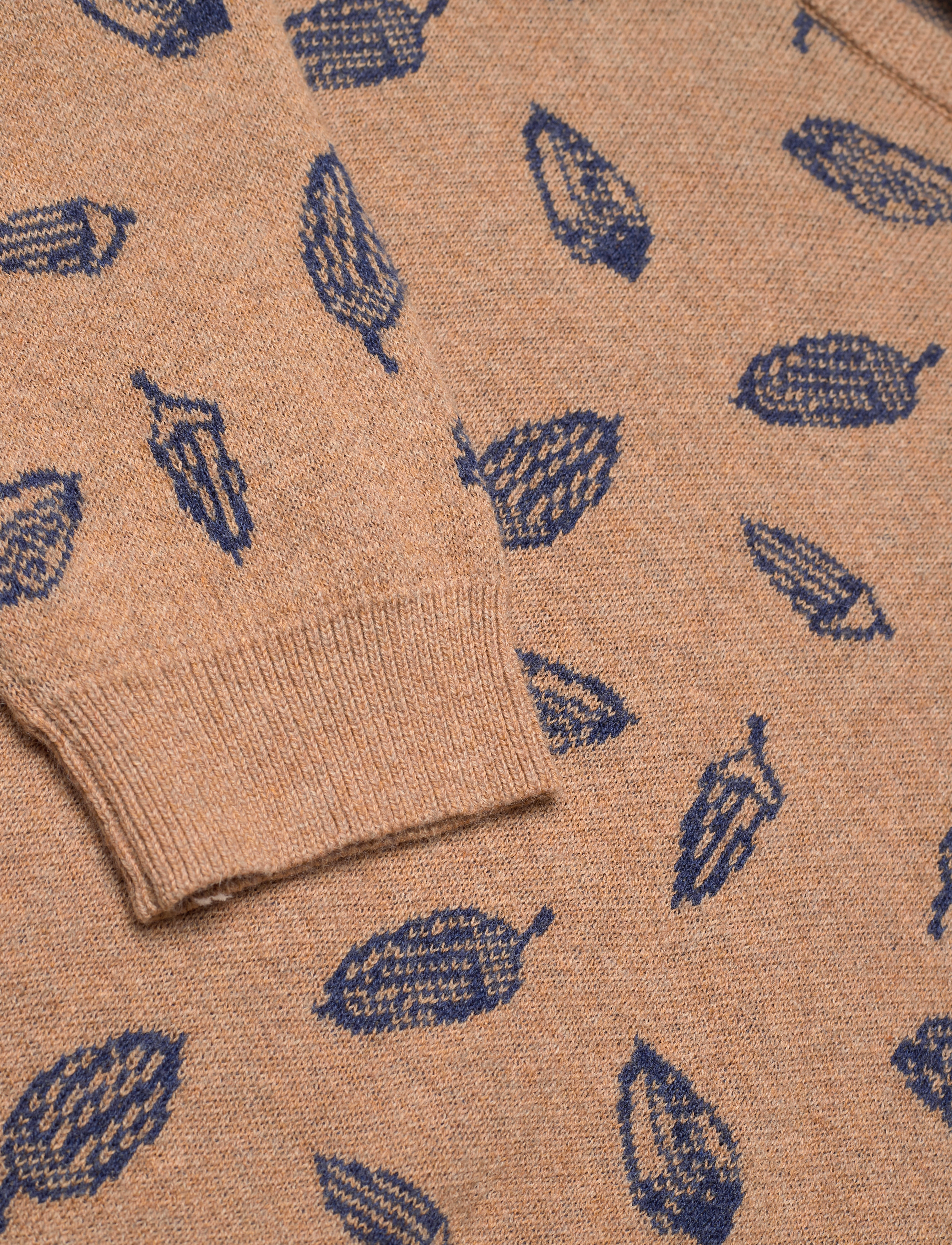 Soft Gallery - SGMARCEL ACORN KNIT PULLOVER - curry - 2