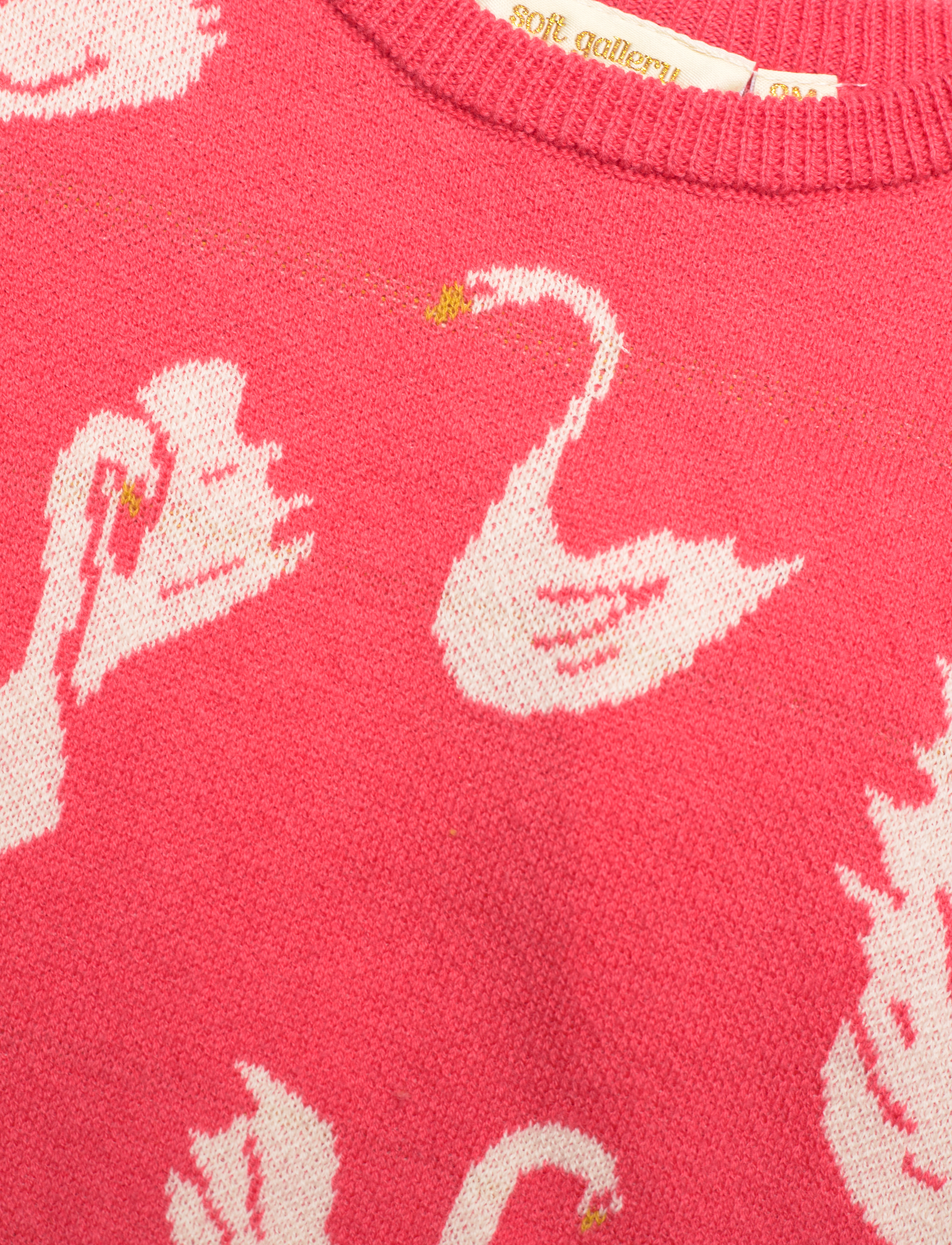 Soft Gallery - SGMY SWAN KNIT PULLOVER - mineral red - 2