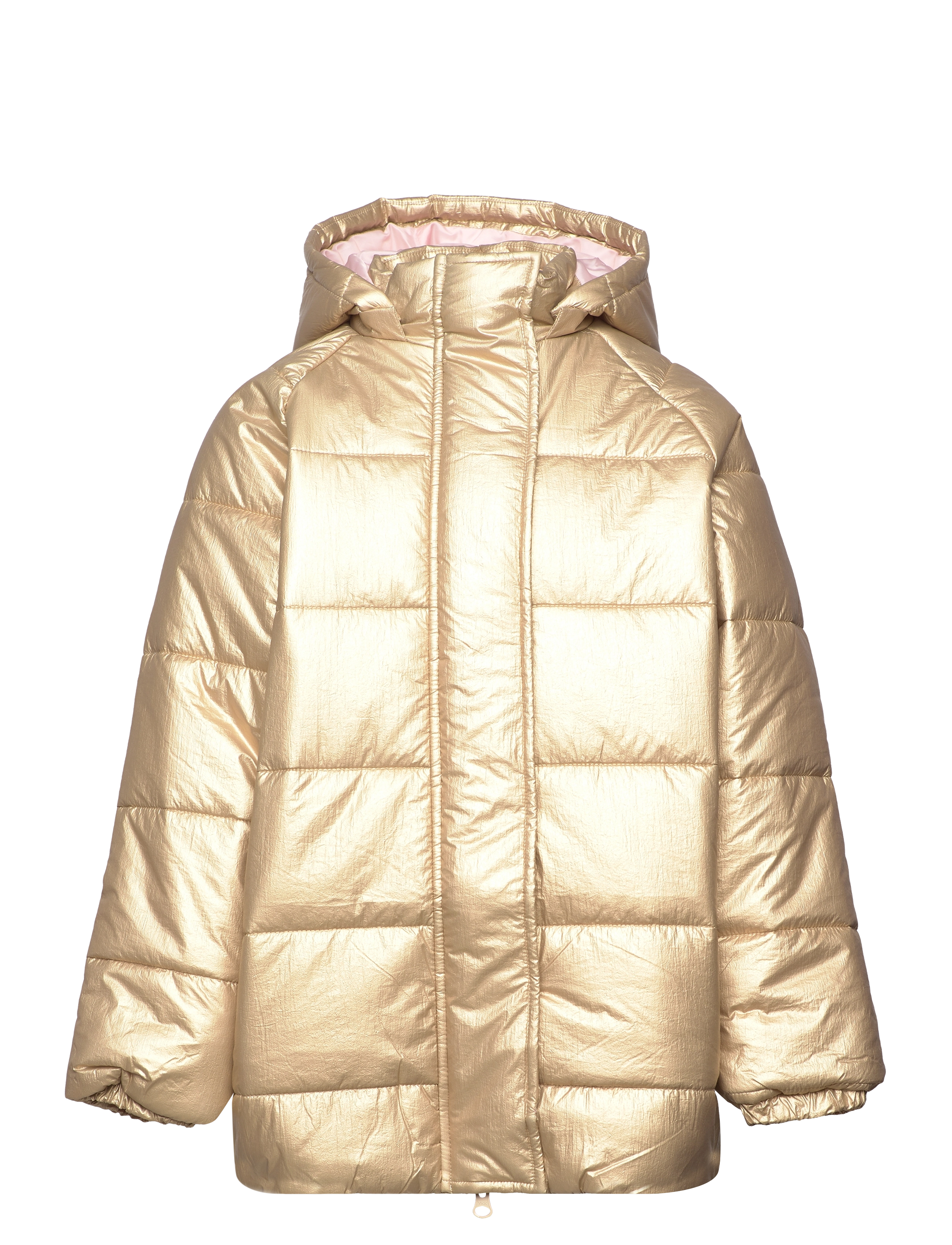 SGCAROLINE FOIL PUFFER JACKET - GOLD