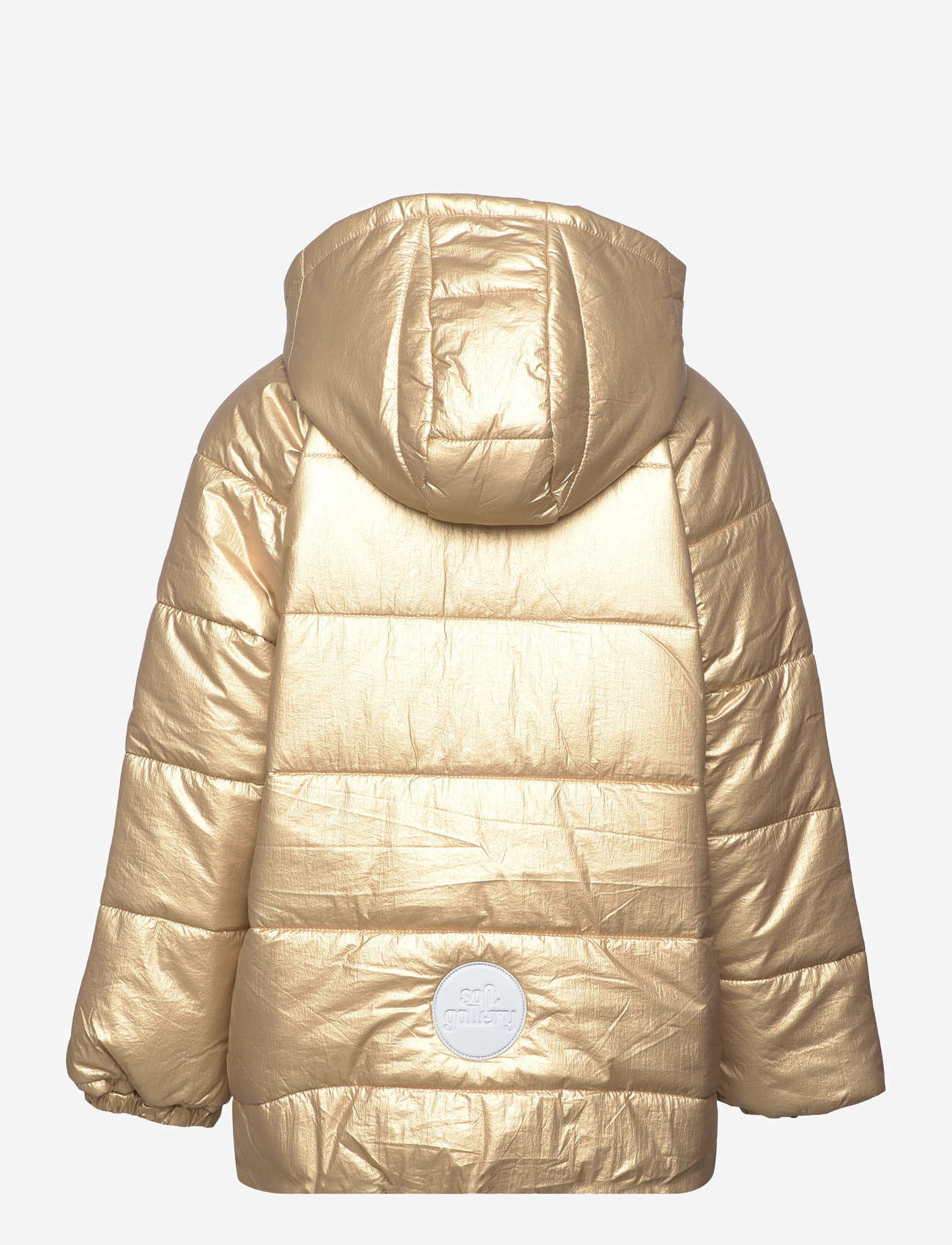 Soft Gallery - SGCAROLINE FOIL PUFFER JACKET - dunjakker & forede jakker - gold - 1