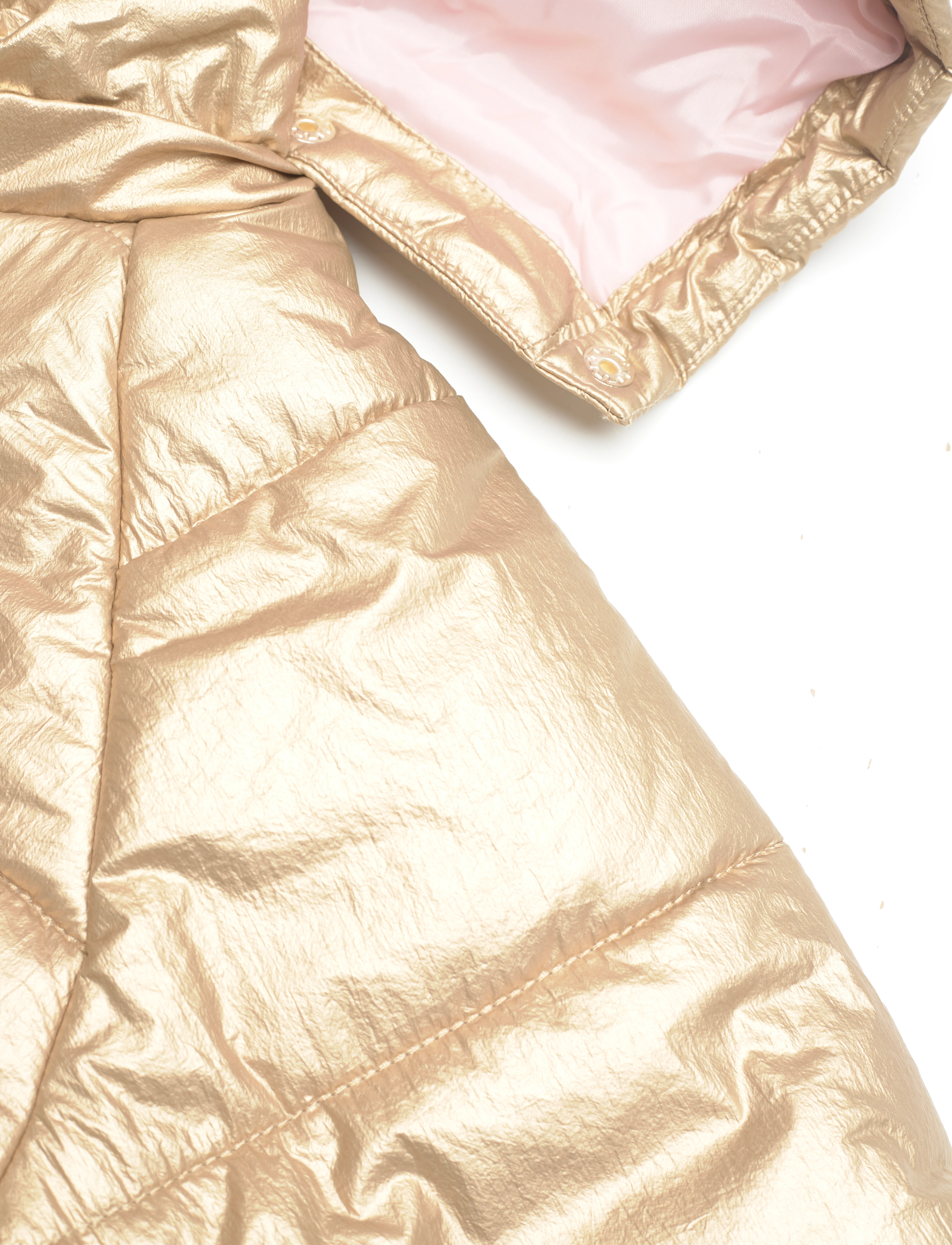 Soft Gallery - SGCAROLINE FOIL PUFFER JACKET - dunjakker og fôrede jakker - gold - 3