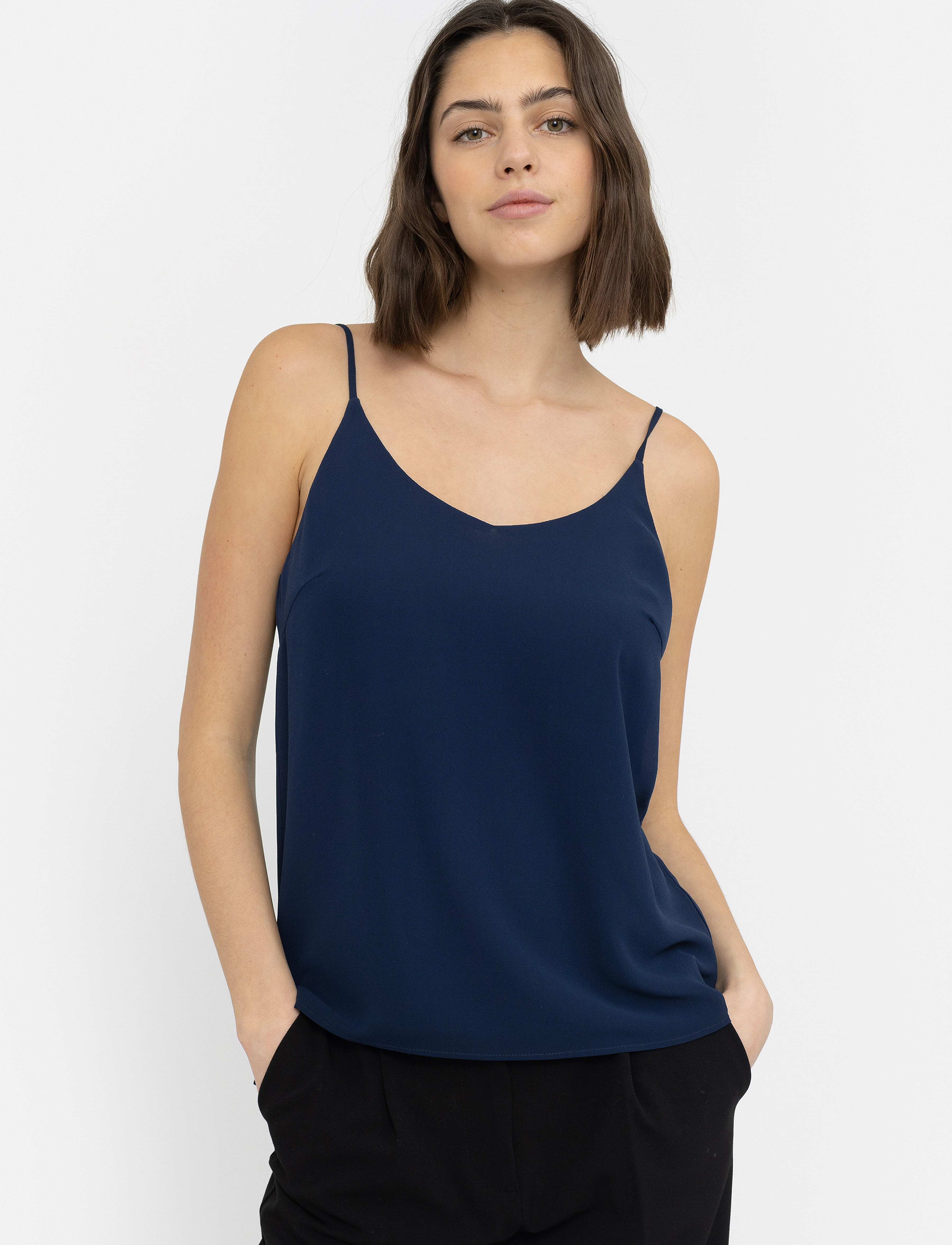 Soft Rebels Srfrida Top Grs linnen dam – bild 2