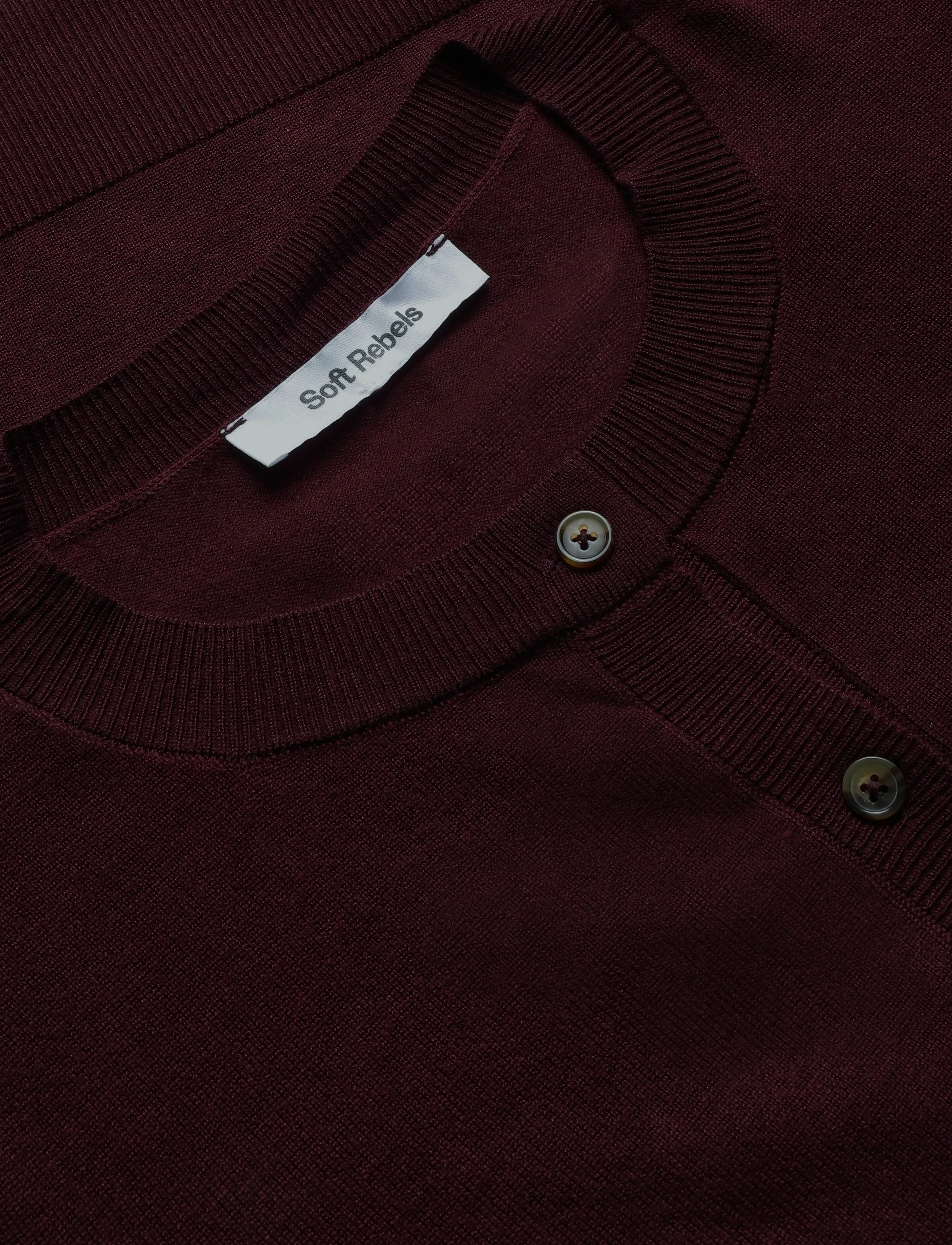 Soft Rebels - SRMarla Cardigan Knit - kardiganid - 365 vinyard wine - 5