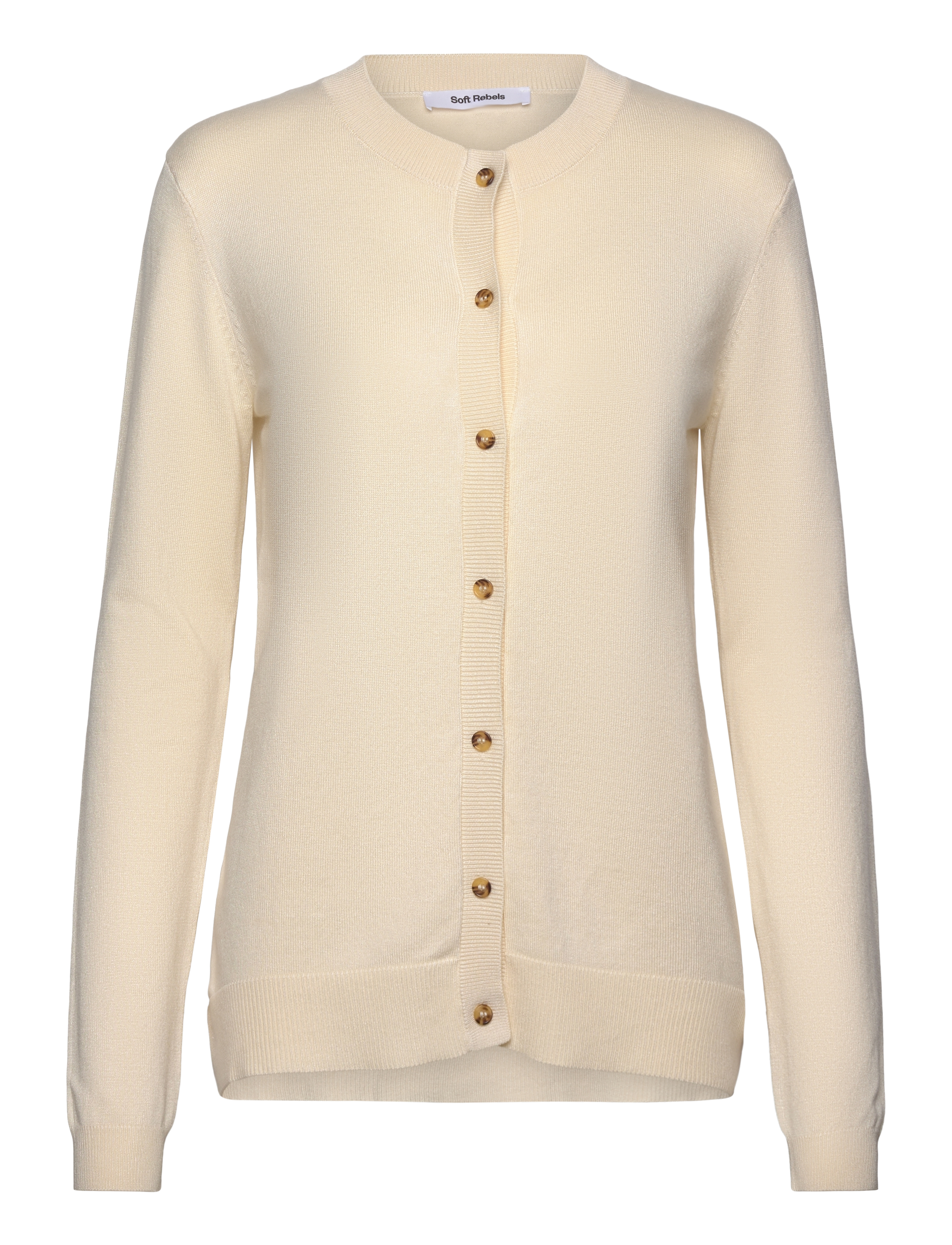SOFT REBELS Srmarla Cardigan Knit Cream - XS - Damen