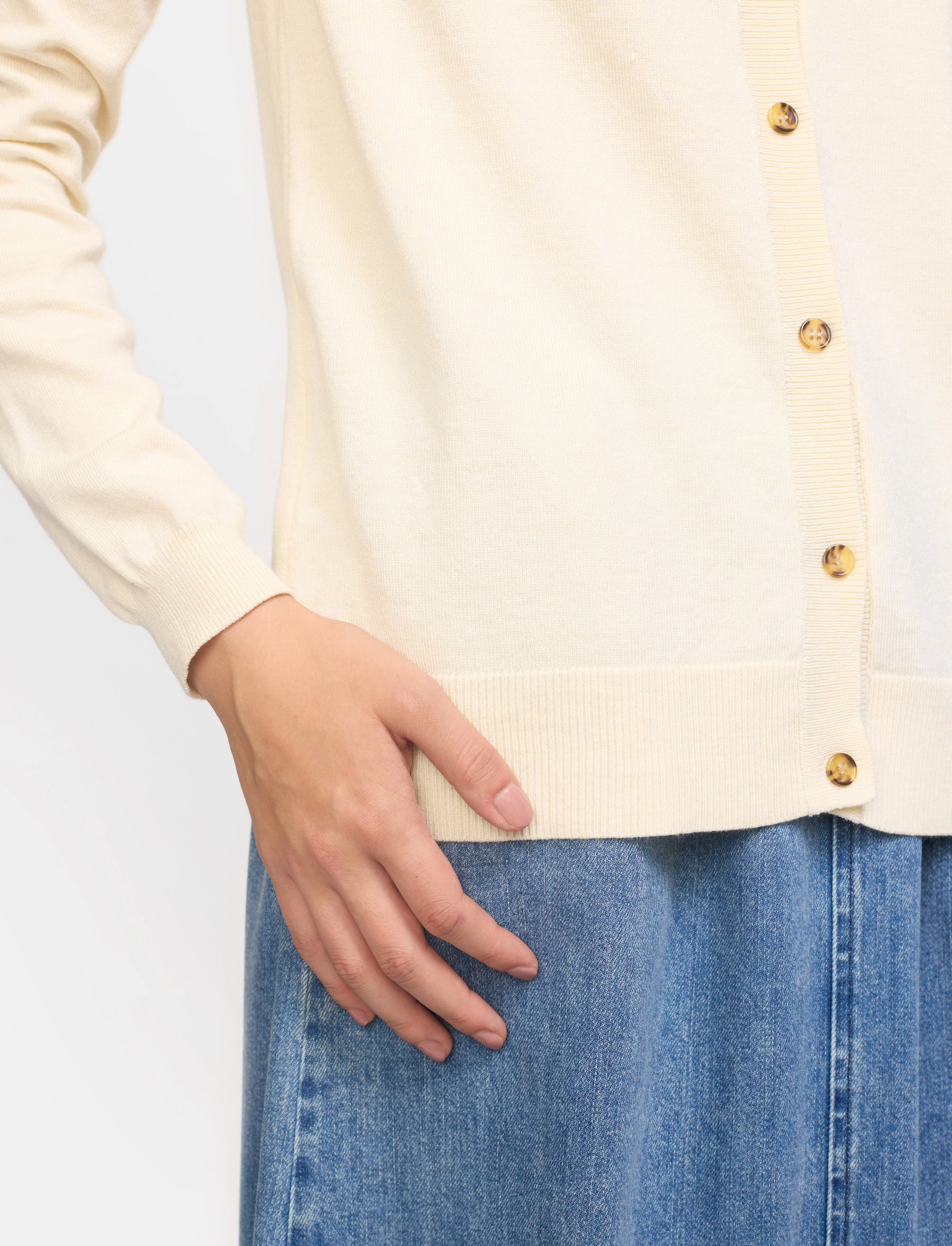 Soft Rebels - SRMarla Cardigan Knit - cardigans - arctic wolf - 3