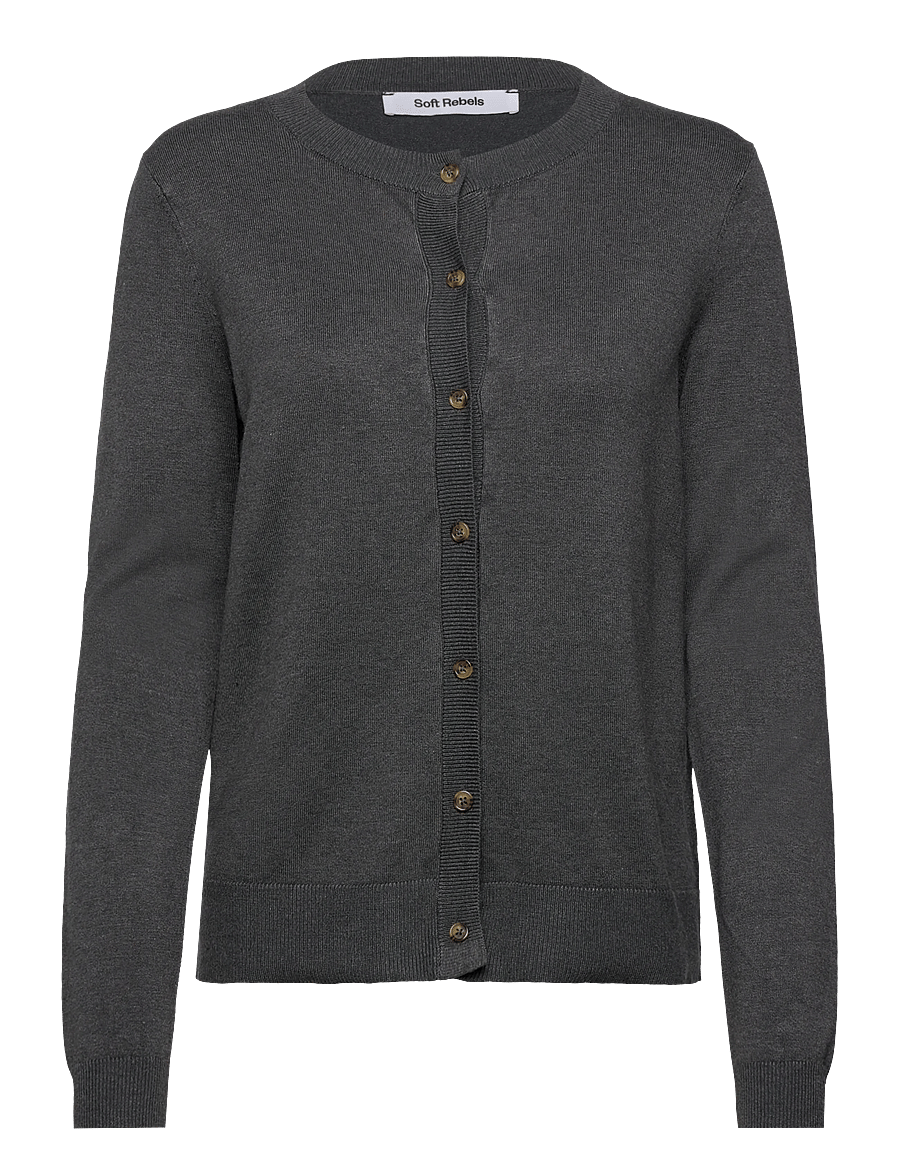 Soft Rebels - SRMarla Cardigan Knit - cardigans - chimera melange - 1