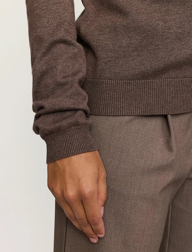 Soft Rebels - SRMarla Cardigan knit - peysur - coffee quartz melange - 4