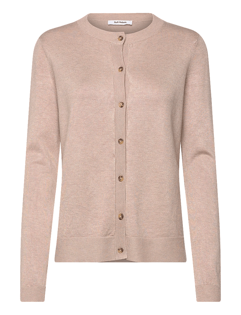 Soft Rebels - SRMarla Cardigan knit - cardigans - nomad melange - 0
