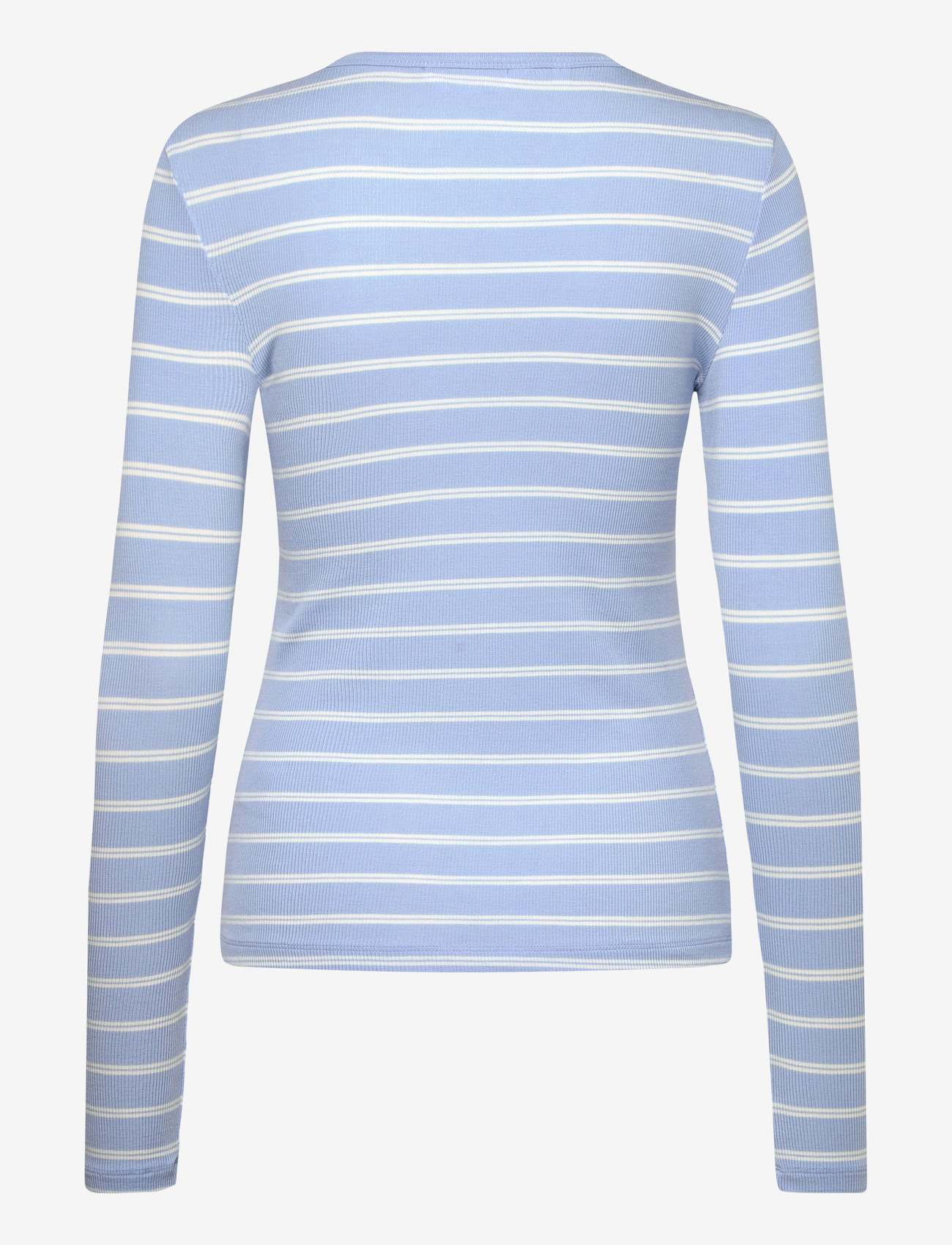 Soft Rebels - SRFenja Stripe O-neck Top - langærmede toppe - 678 windsurfer - 2