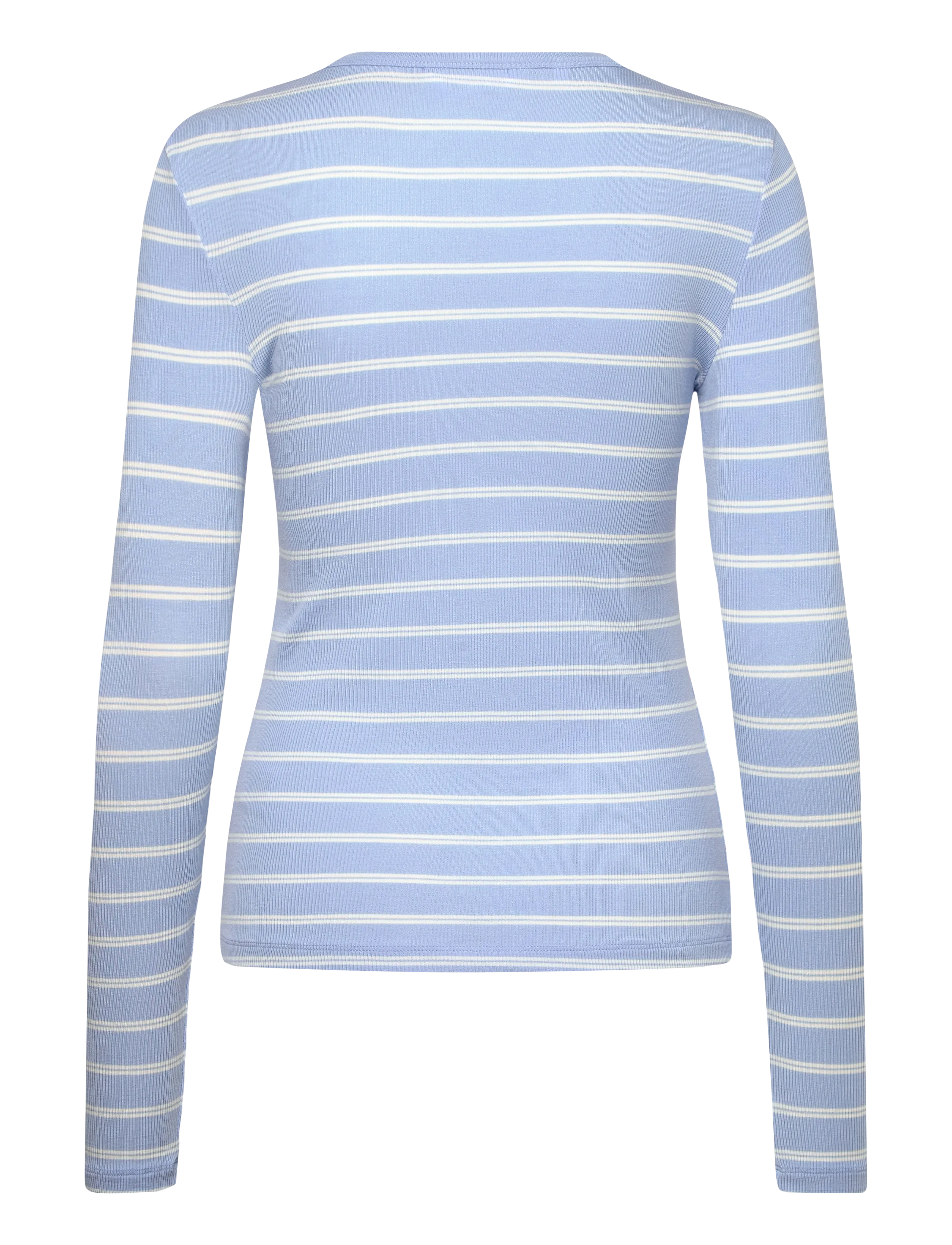 Soft Rebels - SRFenja Stripe O-neck Top - langermede topper - 678 windsurfer - 2