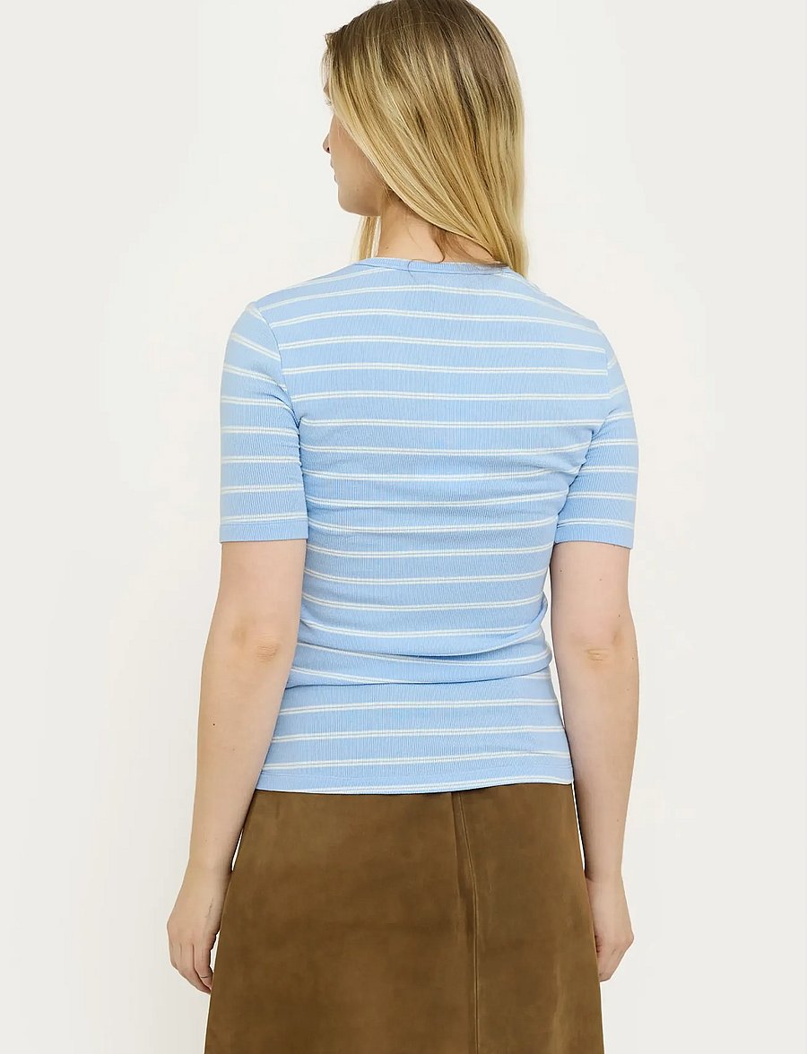 Soft Rebels - SRFenja Stripe SS Top - t-shirts - 678 windsurfer - 3