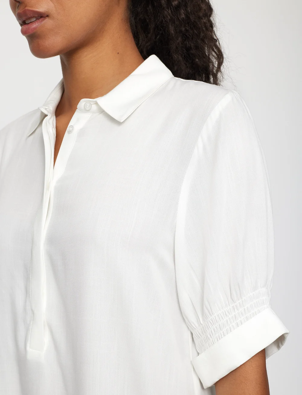 Soft Rebels - SRMayson Blouse - långärmade blusar - snow white - 3