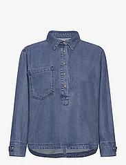 Soft Rebels - SRLila Blouse - džinsiniai marškiniai - medium blue wash - 0