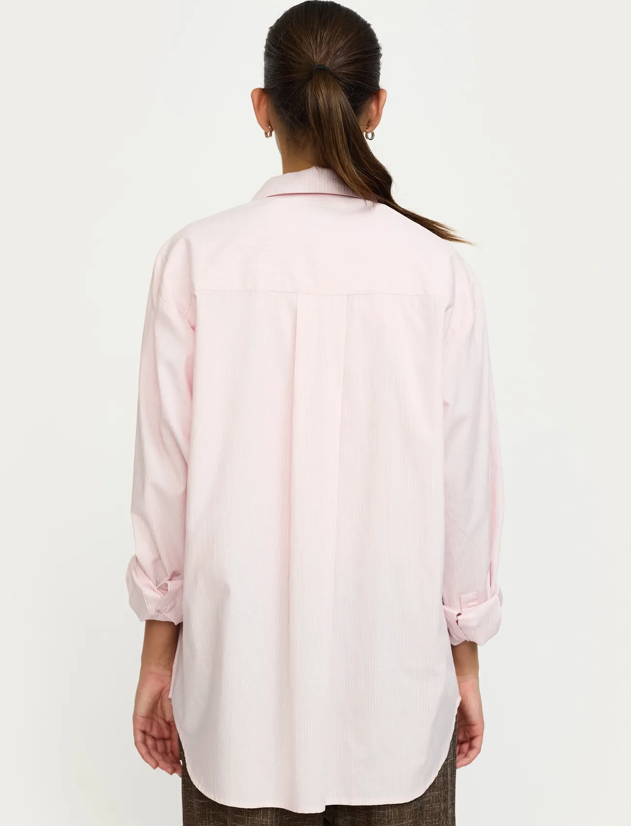 Soft Rebels - SRVeronica Striped Shirt - pitkähihaiset paidat - 186 bleached mauve - 3