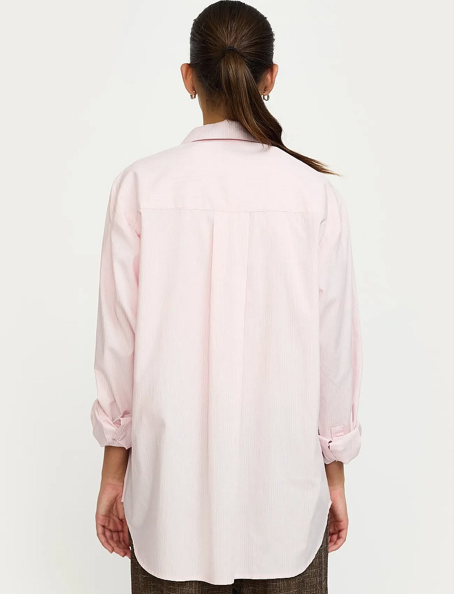 Soft Rebels - SRVeronica Striped Shirt - langärmlige hemden - 186 bleached mauve - 3