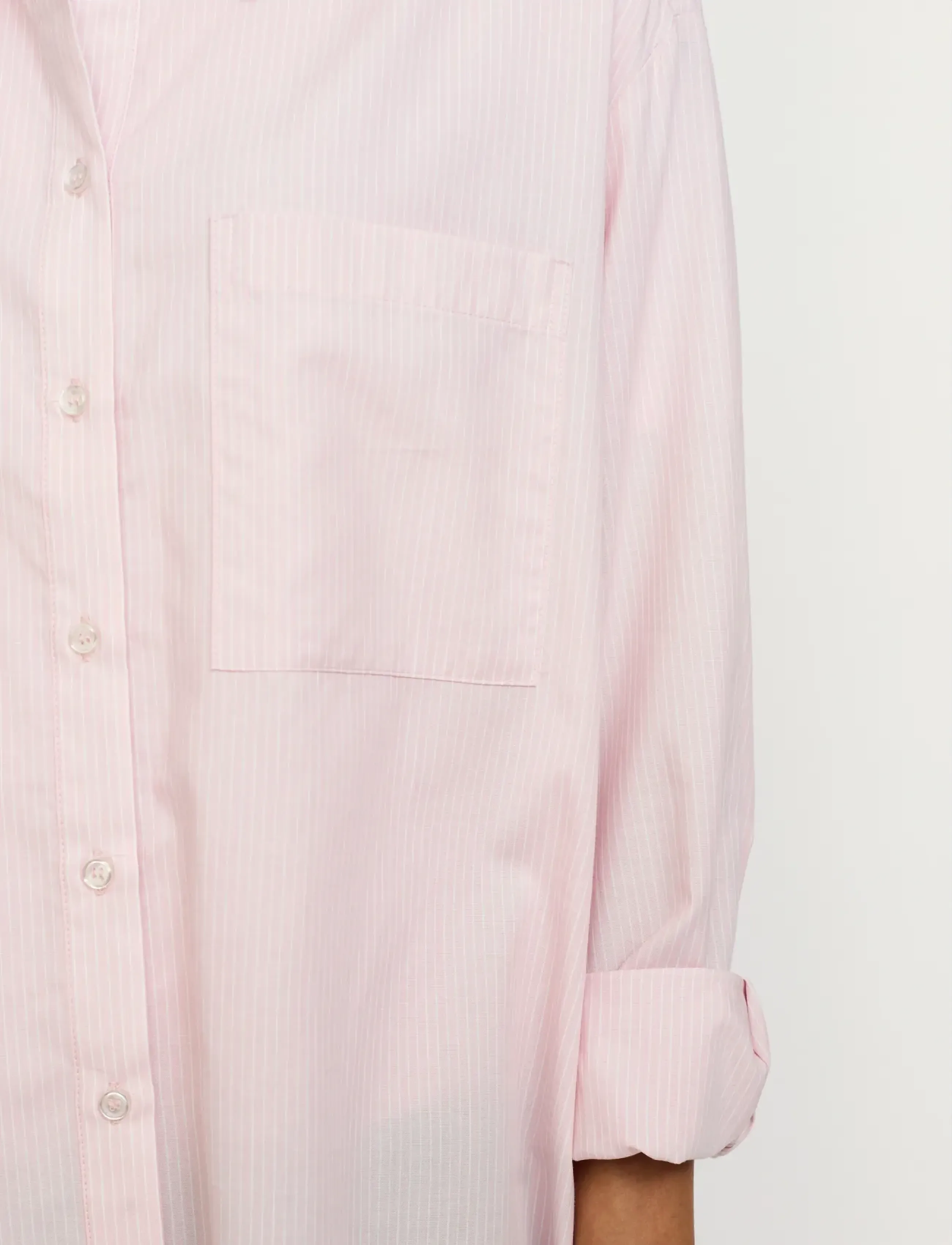 Soft Rebels - SRVeronica Striped Shirt - pitkähihaiset paidat - 186 bleached mauve - 4