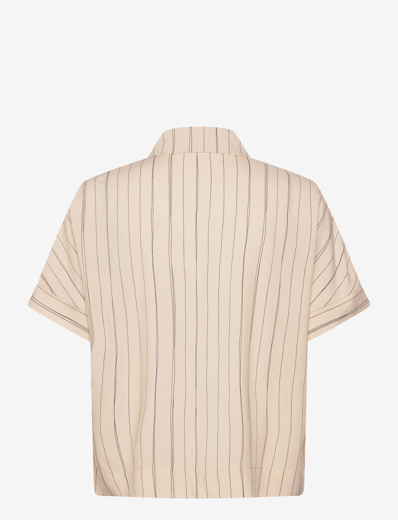 Soft Rebels - SRMargot Freedom Striped SS Shirt - lühikeste varrukatega särgid - hand drawn stripe smoke gray - 1