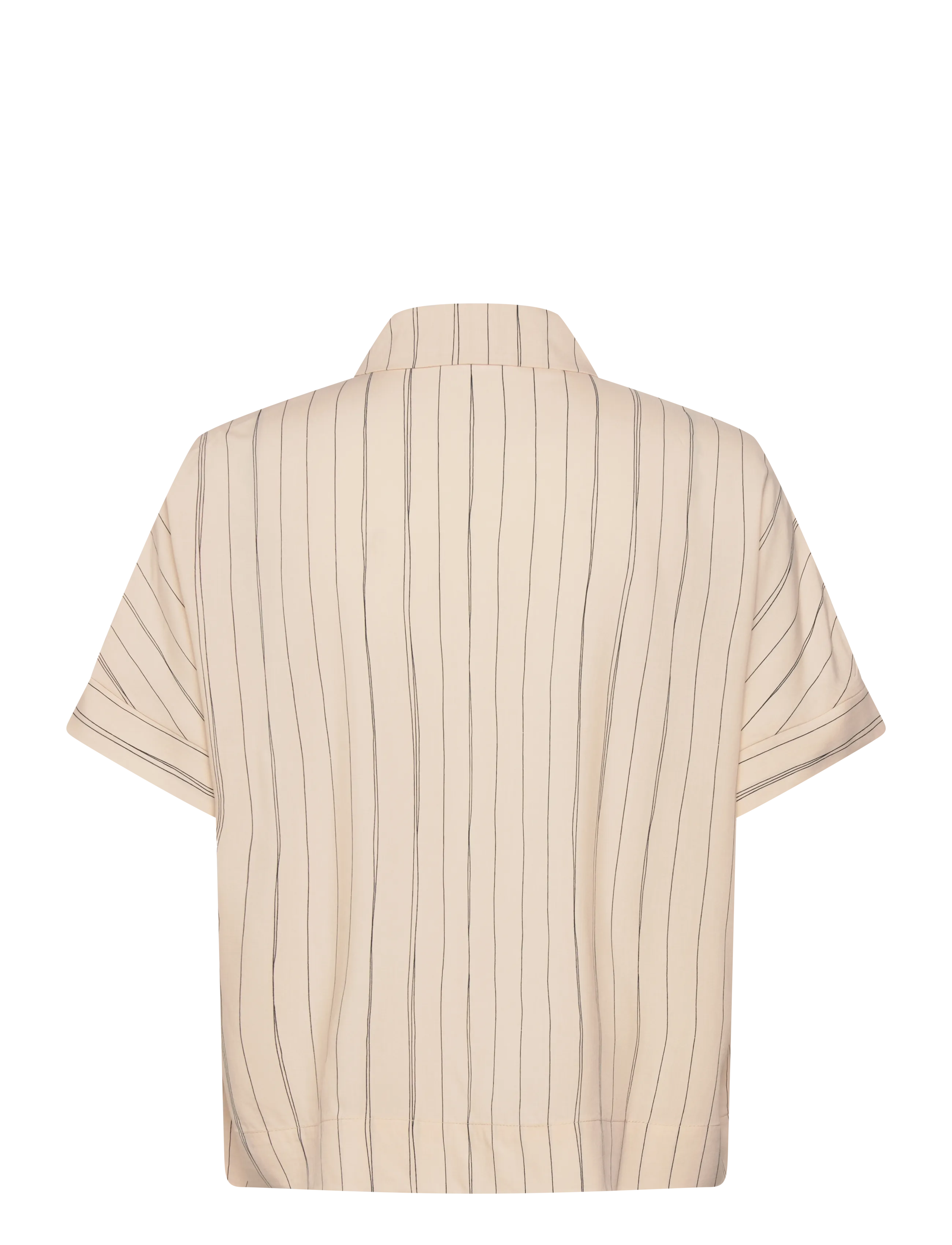 Soft Rebels - SRMargot Freedom Striped SS Shirt - short-sleeved shirts - hand drawn stripe smoke gray - 2