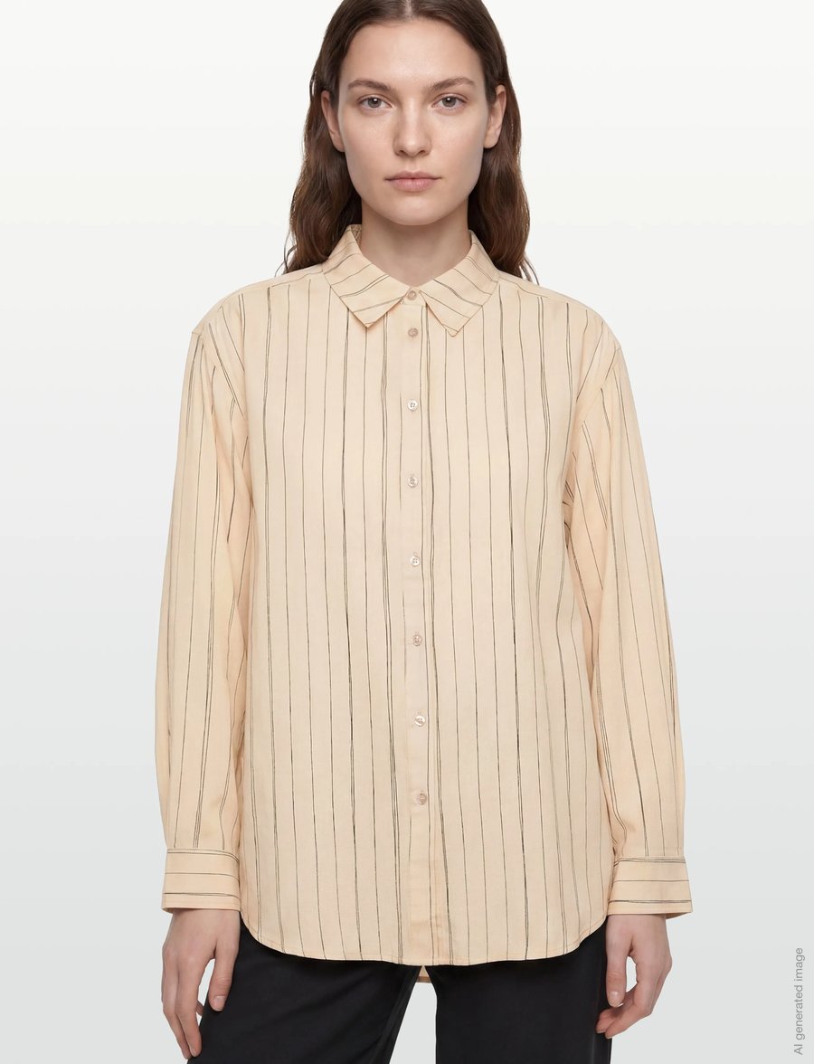 Soft Rebels - SRMargot Striped Shirt - langärmlige hemden - hand drawn stripe smoke gray - 3