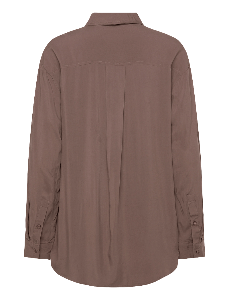 Soft Rebels - SRFreedom Loose Shirt - pikkade varrukatega särgid - coffee quartz - 1