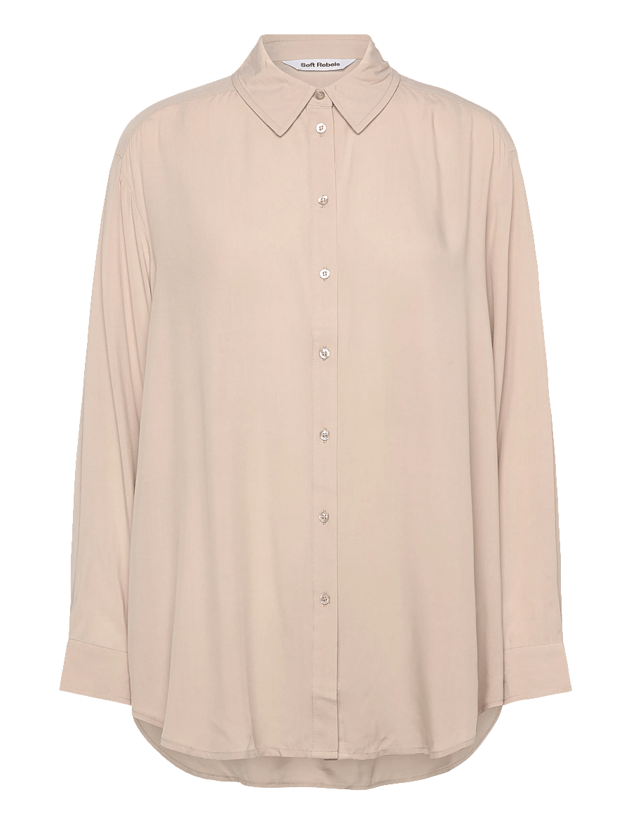 Soft Rebels - SRFreedom Loose Shirt - chemises à manches longues - feather gray - 0