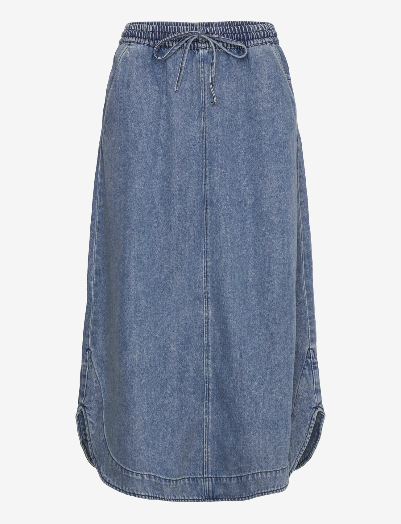 Soft Rebels - SRKeira Skirt - denimnederdele - dark blue denim - 1