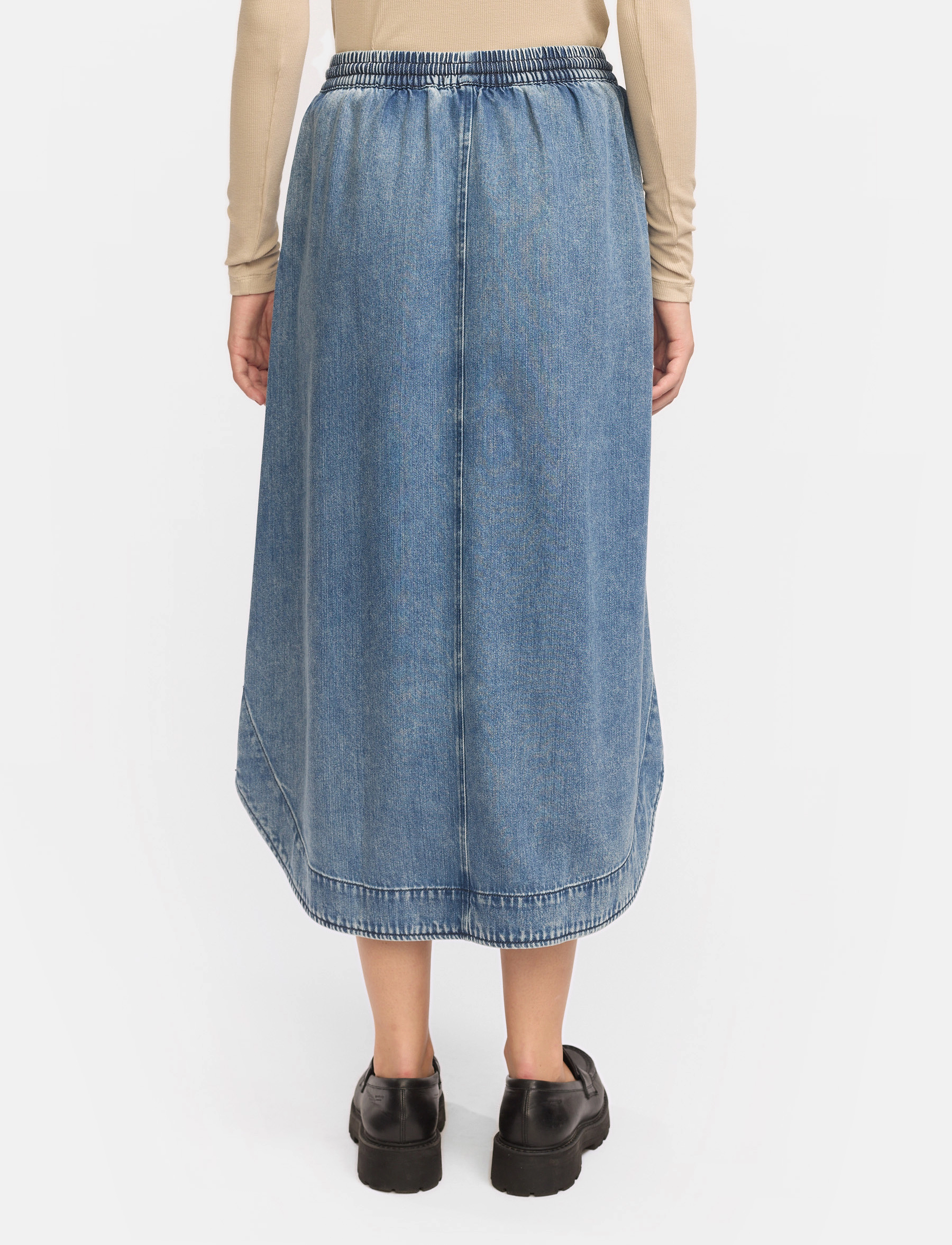 Soft Rebels - SRKeira Skirt - denimskjørt - dark blue denim - 4