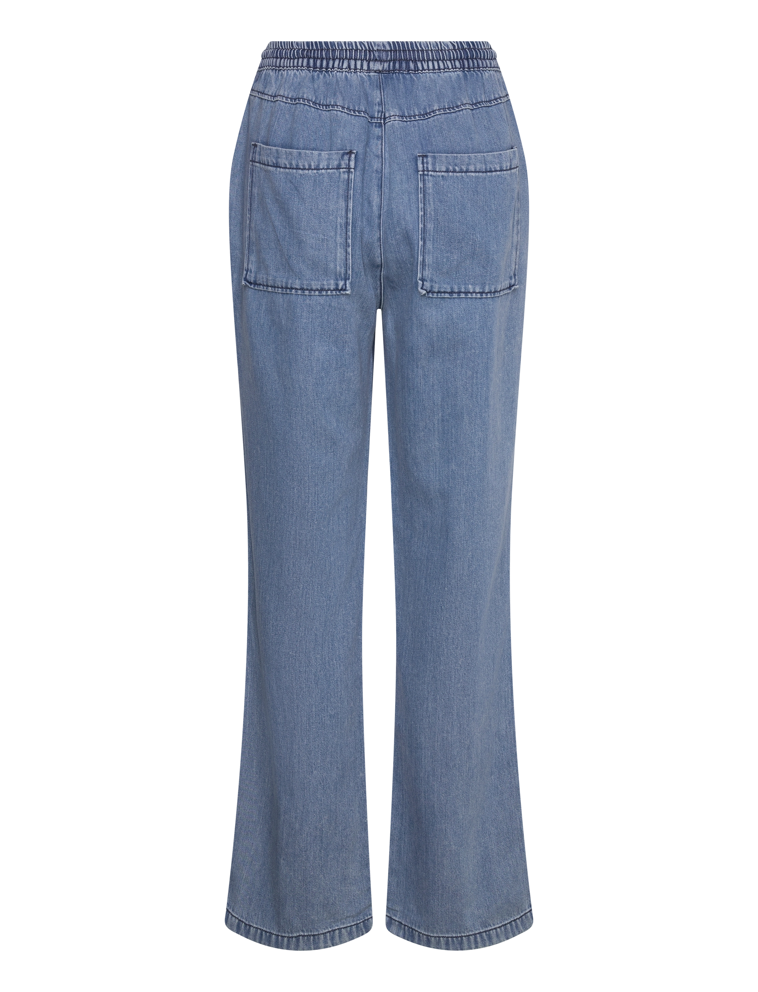 Soft Rebels - SRKeira Pant - wide leg jeans - dark blue denim - 2