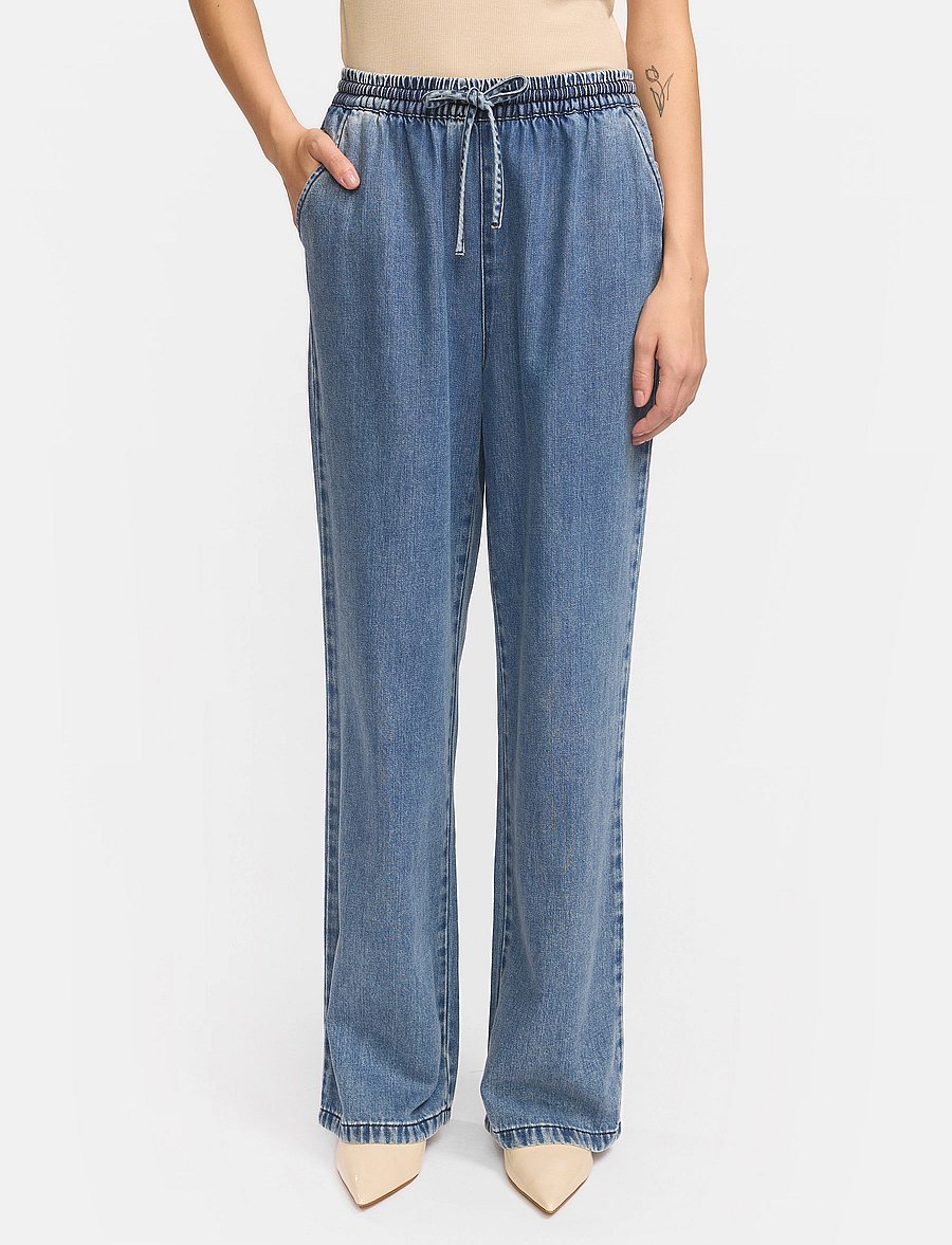 Soft Rebels - SRKeira Pant - vida jeans - dark blue denim - 0