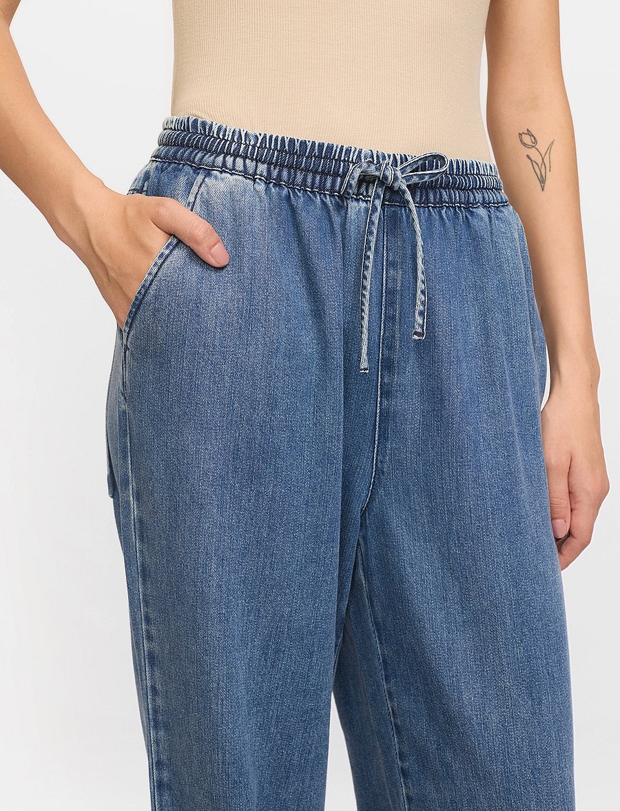Soft Rebels - SRKeira Pant - vida jeans - dark blue denim - 3
