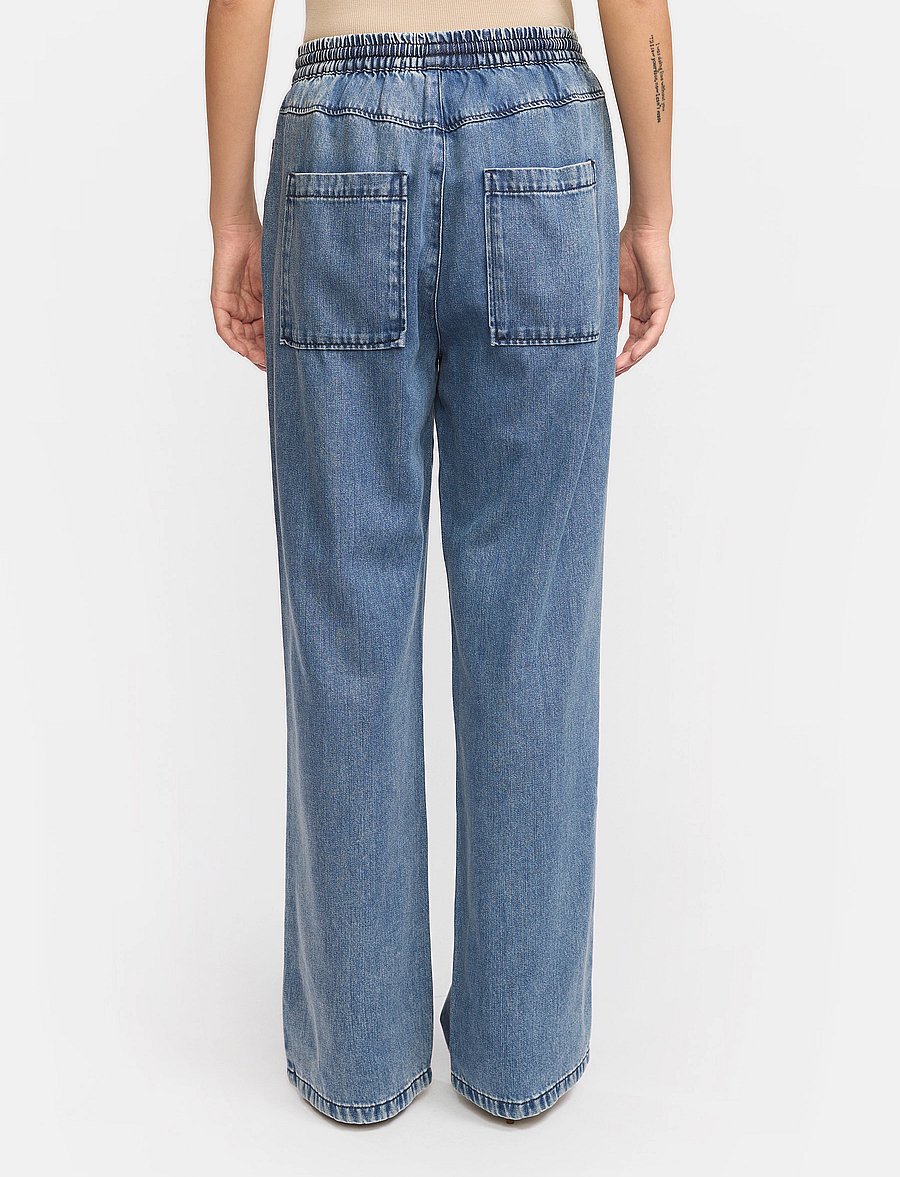 Soft Rebels - SRKeira Pant - vida jeans - dark blue denim - 4