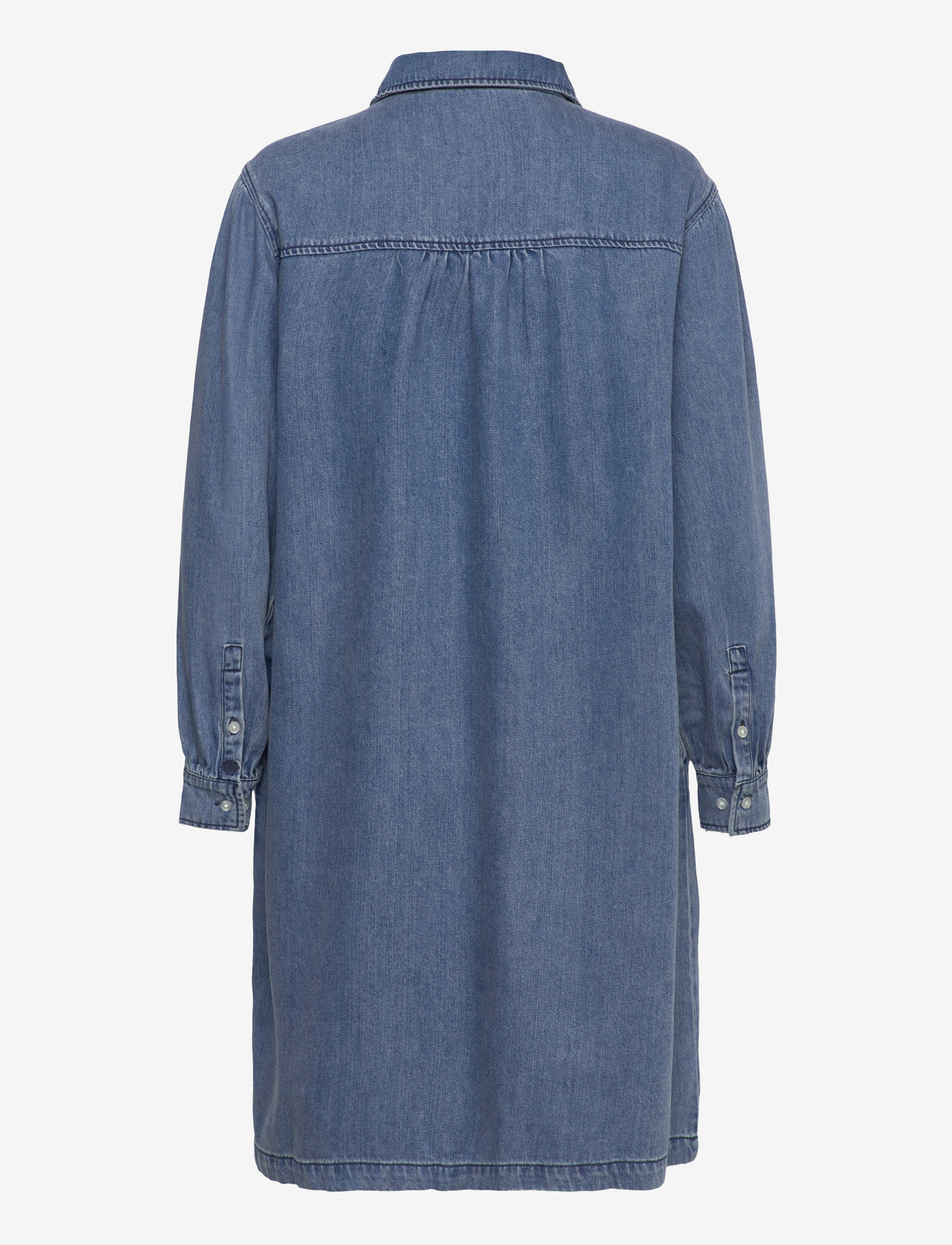 Soft Rebels - SRKeira Dress - skjortekjoler - dark blue denim - 2