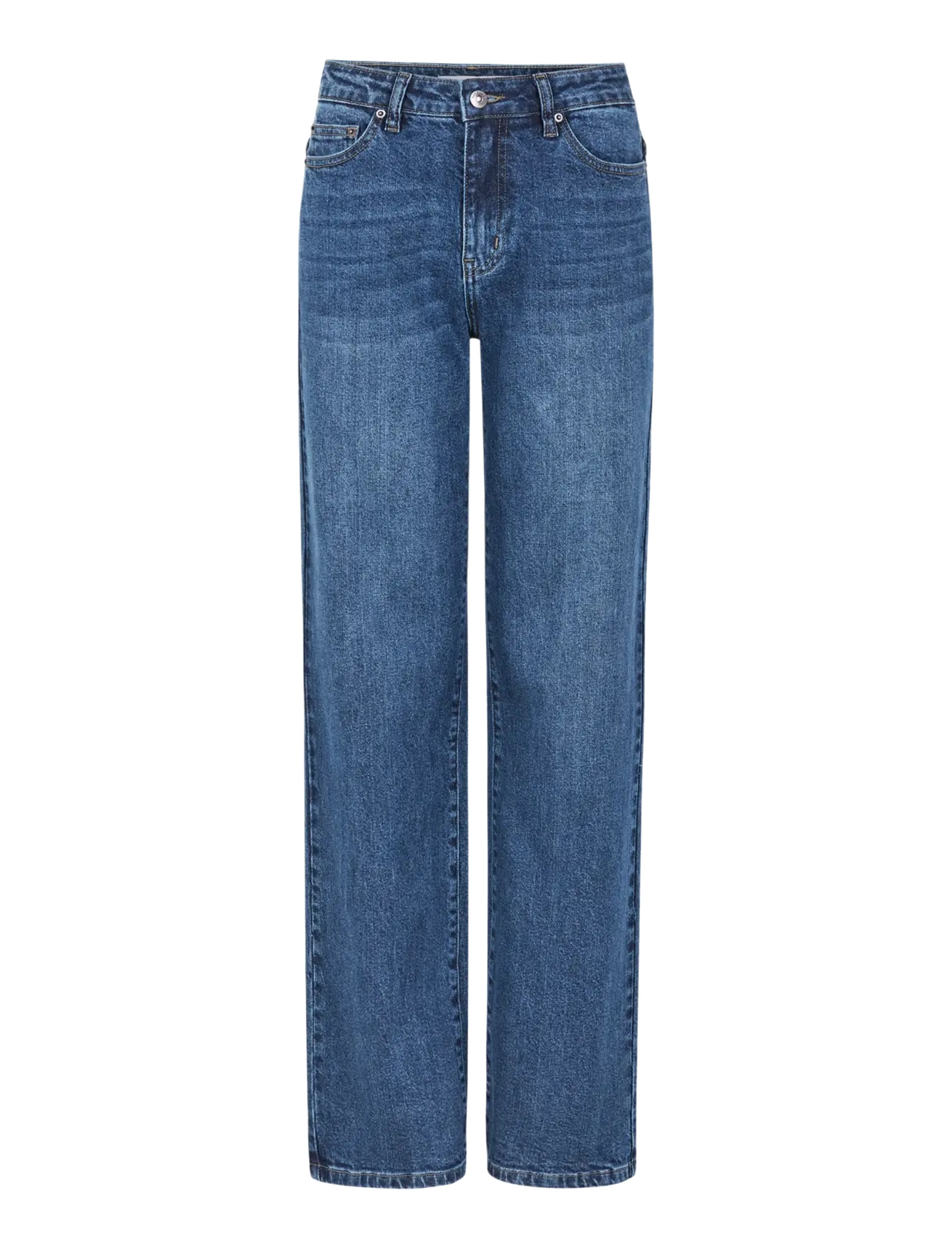 Soft Rebels - SRWilla Midwaist Wide Jeans - vida jeans - 759 imagine dark blue - 1