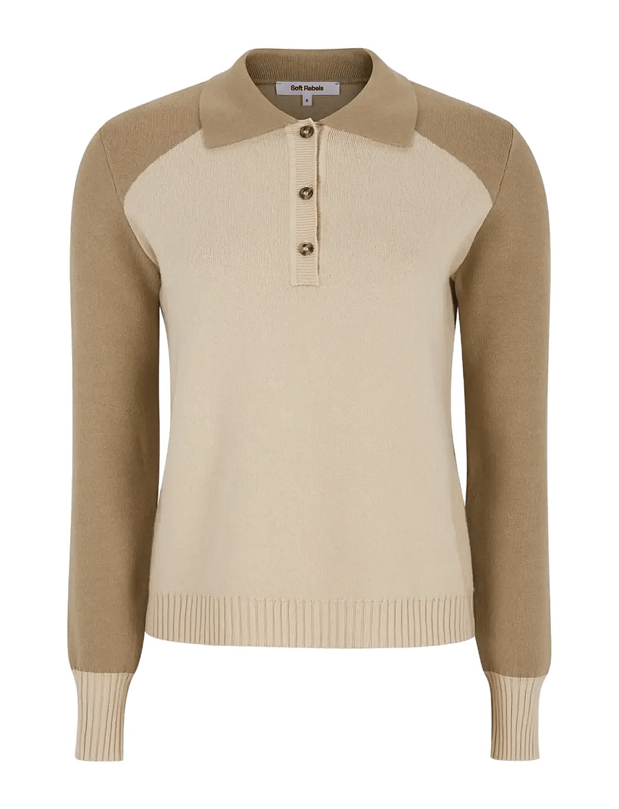Soft Rebels - SRElanore Polo Knit - poloshirts - cartouche - 1