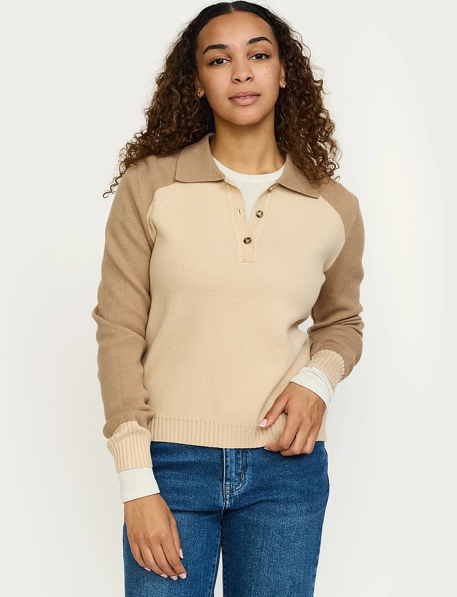 Soft Rebels - SRElanore Polo Knit - poloshirts - cartouche - 0