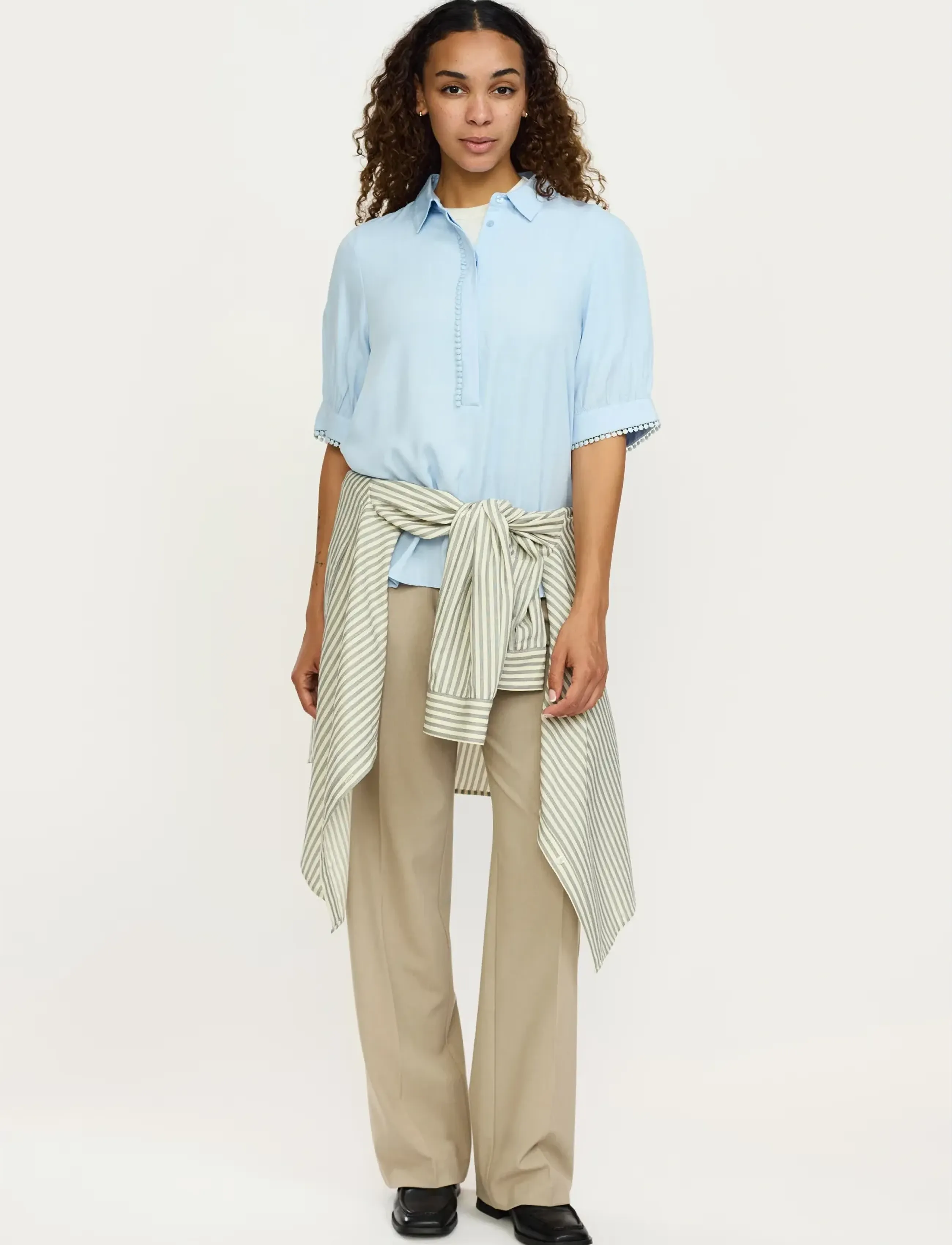 Soft Rebels SREbba Mayson Blouse - Bluser - 678 WINDSURFER / blue