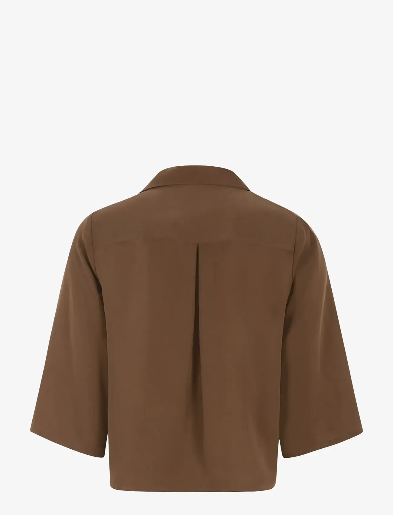 Soft Rebels - SRUma Shirt - kortærmede bluser - downtown brown - 2